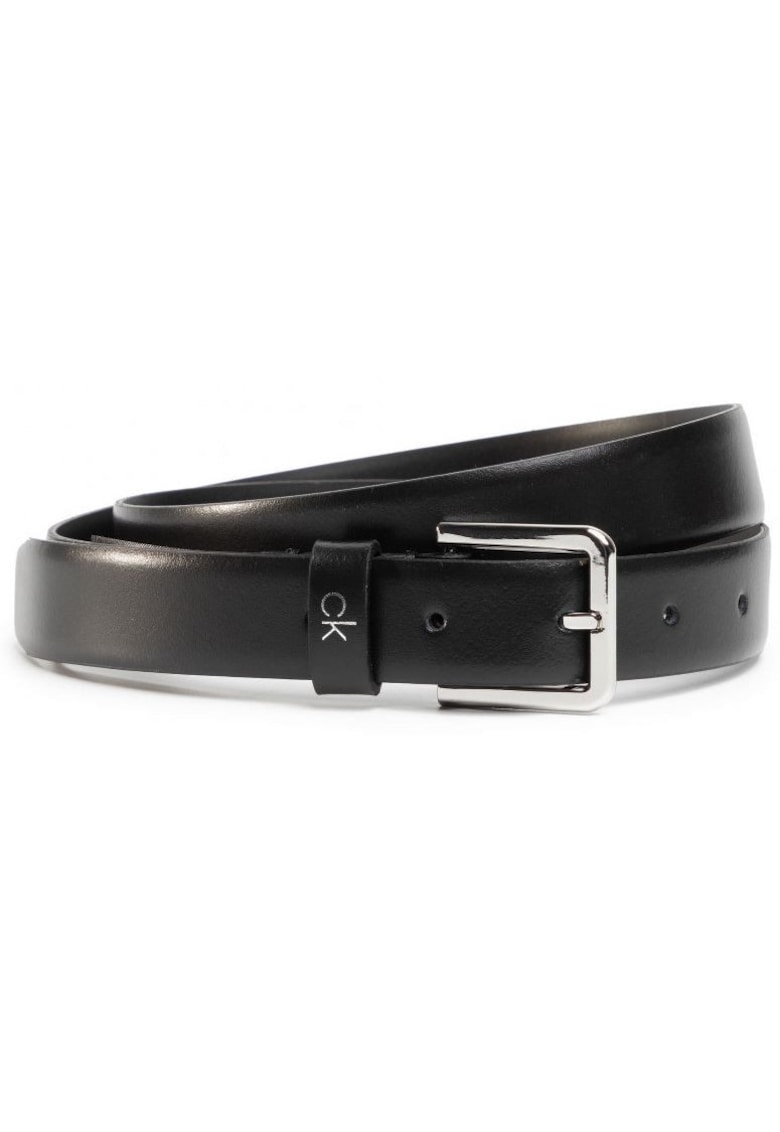 Curea din piele cu catarama metalica Essential -