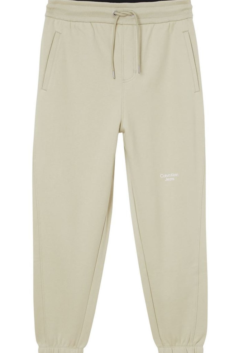 Pantaloni de trening cu talie ajustabila si logo -