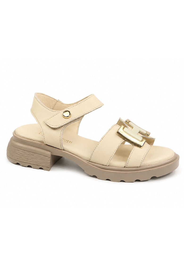 Sandale dama piele naturala D22 S640 - Bej