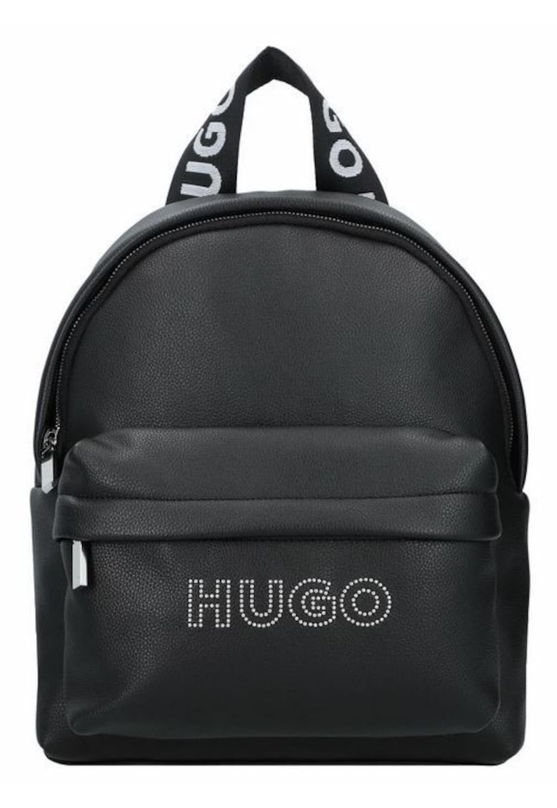 Rucsac din piele ecologica cu garnituri logo