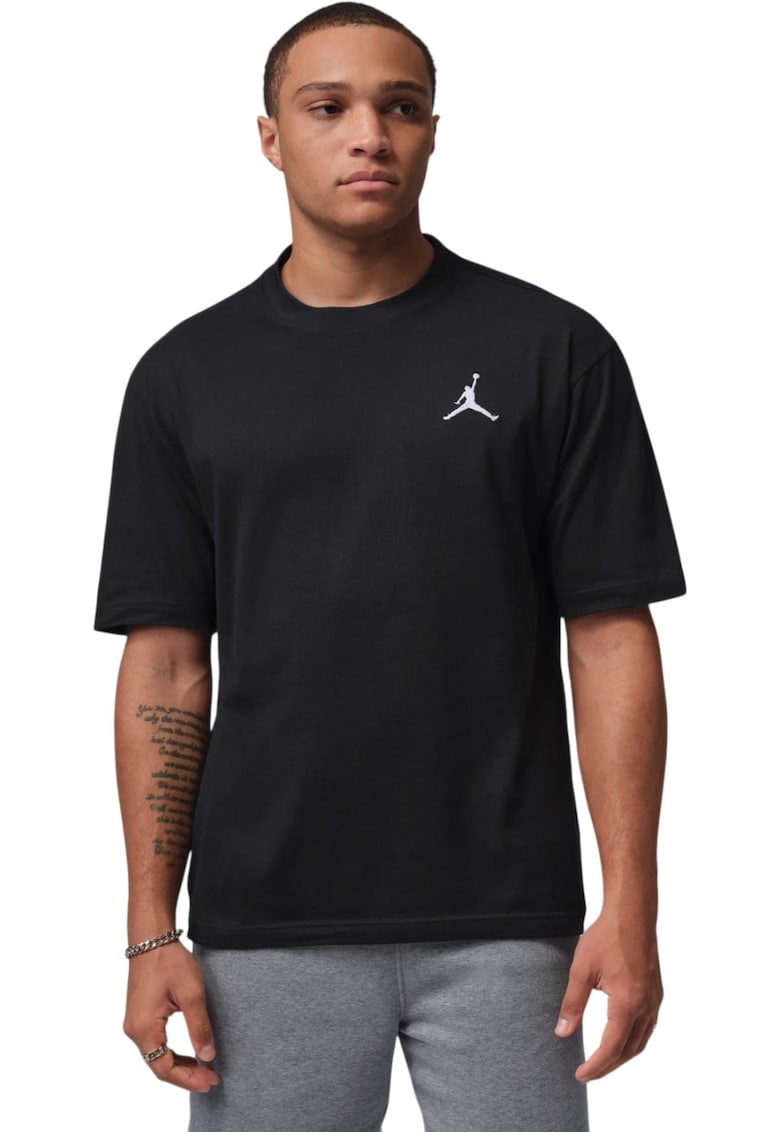 Tricou Embroidered Jumpman Crew 61855 - Negru