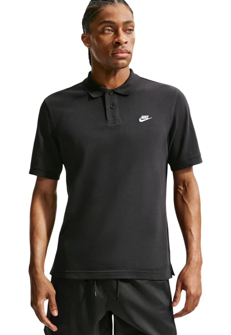 Tricou Club SS Polo Pique 61700 - Negru