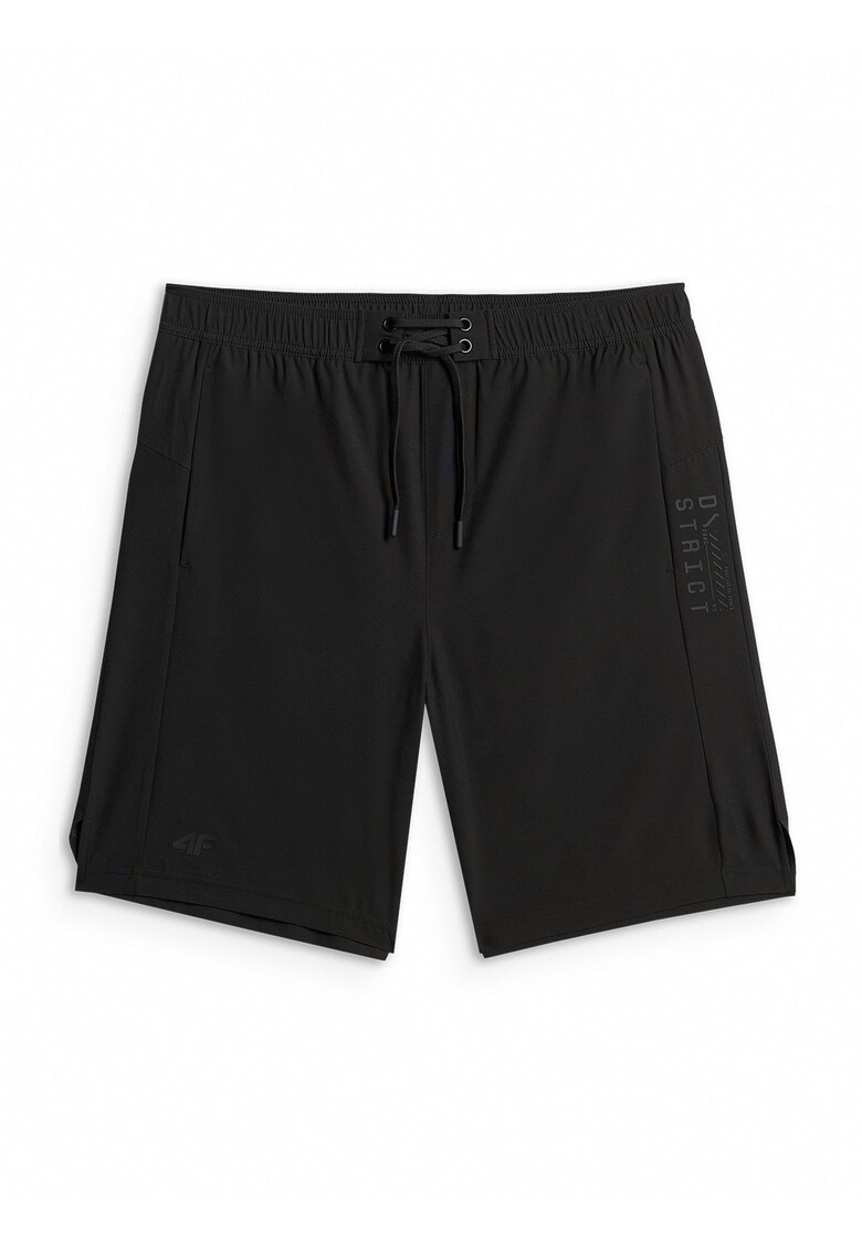 Pantaloni sport barbati - sort de plaja - negru - material uscat rapid
