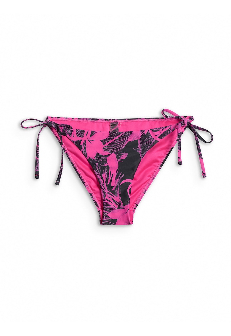 Slip de baie dama - slip bikini - roz/negru