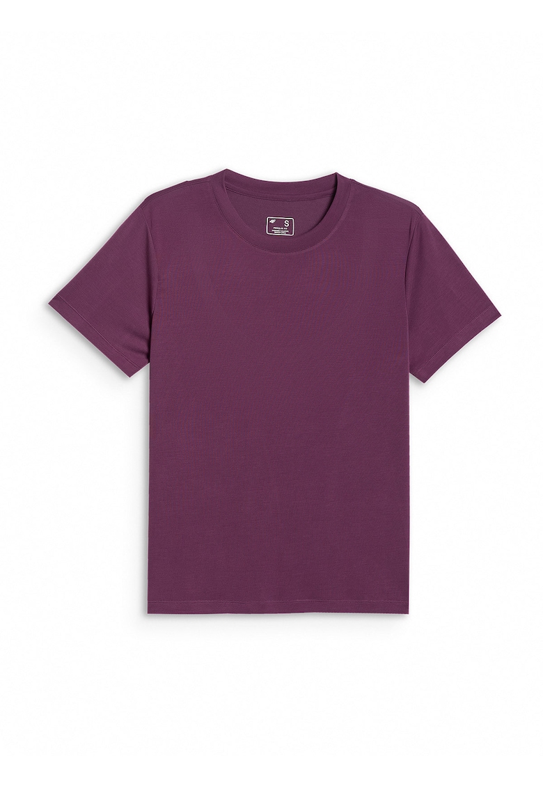 Tricou dama violet - regular - neted - modal