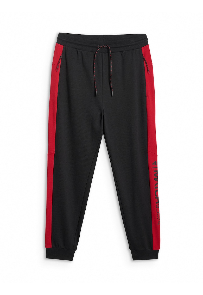 Pantaloni sport barbati jogger - negru - bumbac