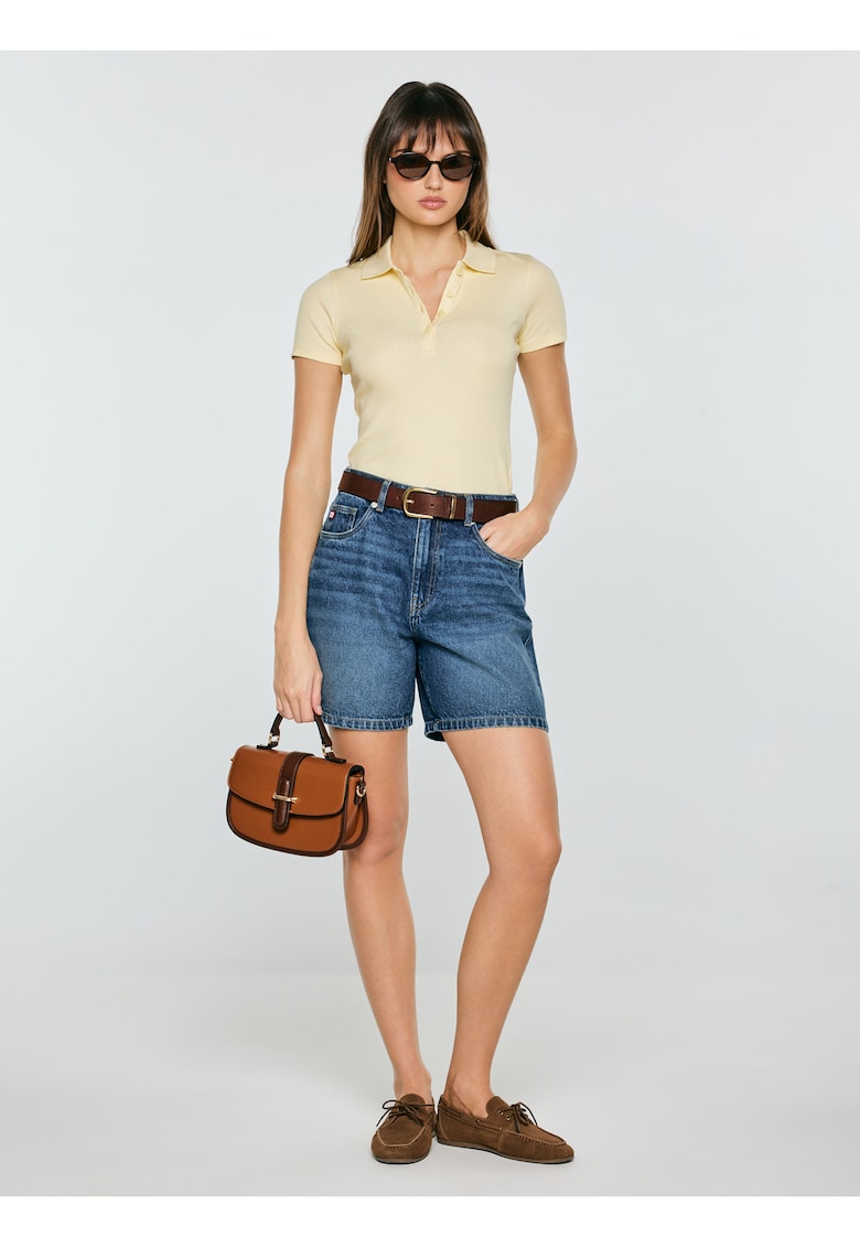 Tricou polo slim fit Rafaela