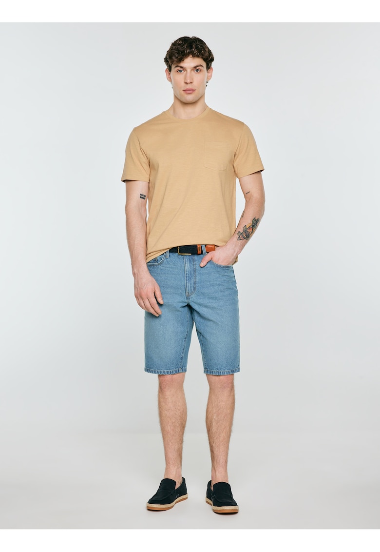 Tricou cu decolteu la baza gatului Tomes