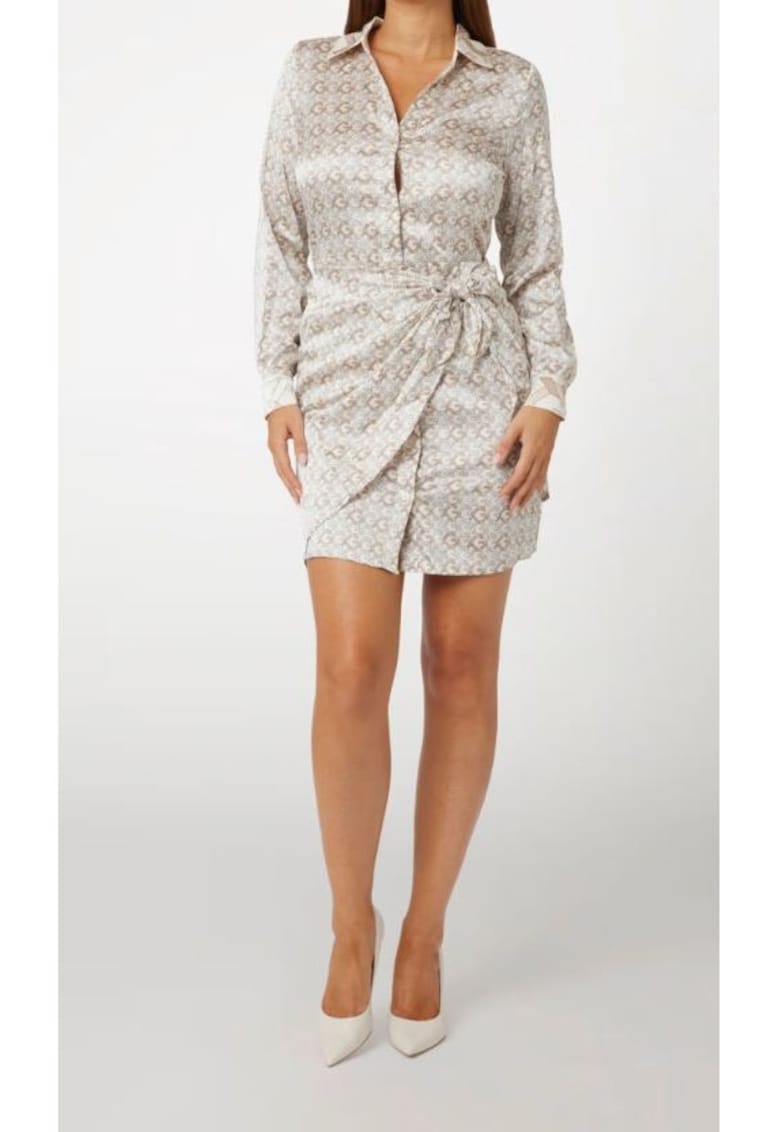 Rochie mini din satin Alya -