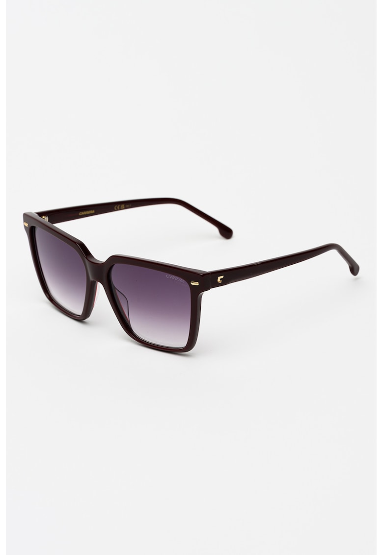 Ochelari de soare dreptunghiulari cu lentile in degrade - Violet pruna