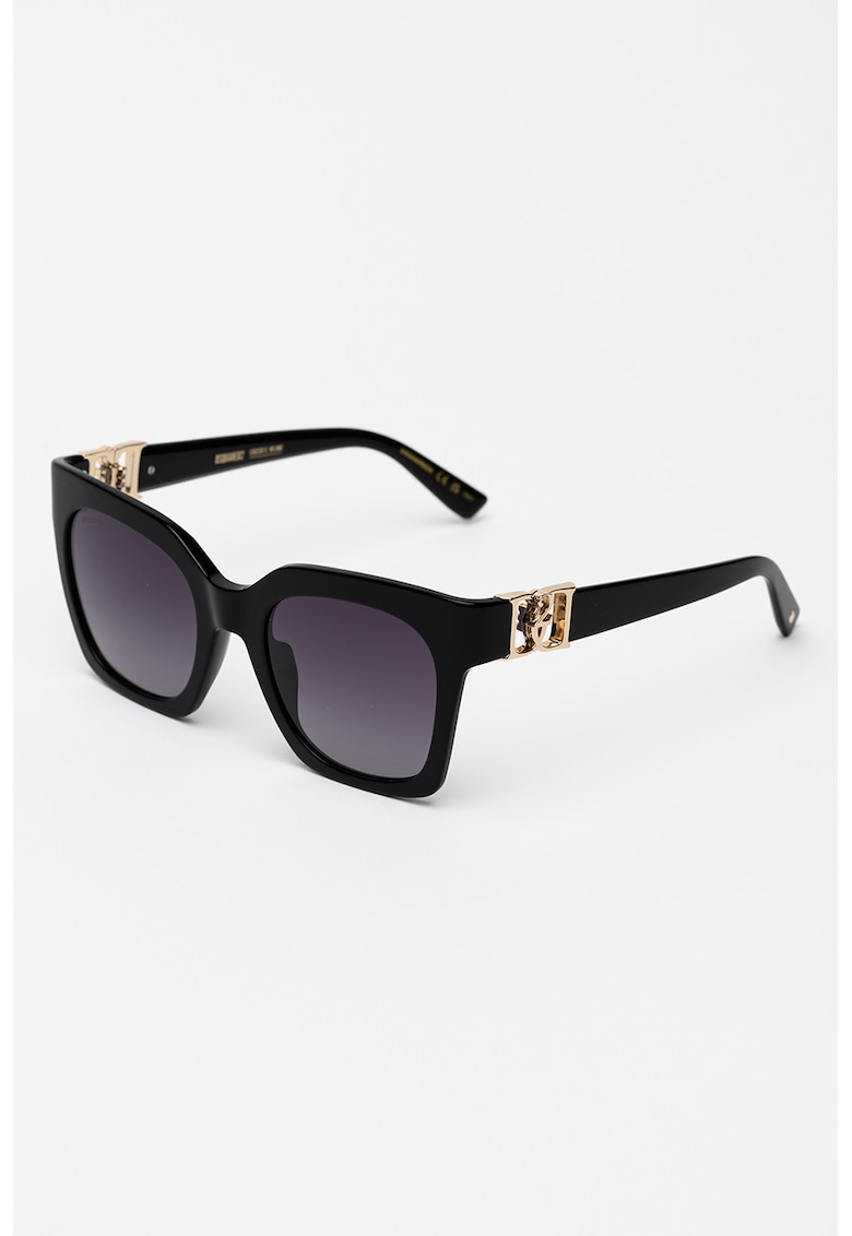 Ochelari de soare cat-eye cu lentile in degrade - Negru