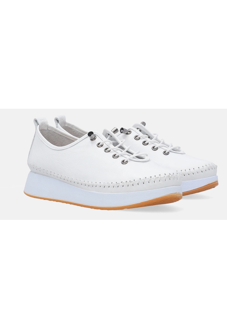 Pantofi sport cu profil jos din piele -