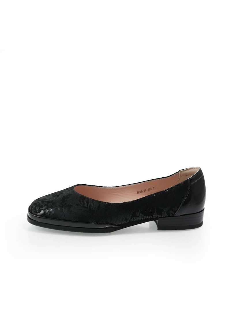 Pantofi 2601489 din piele naturala - Negru