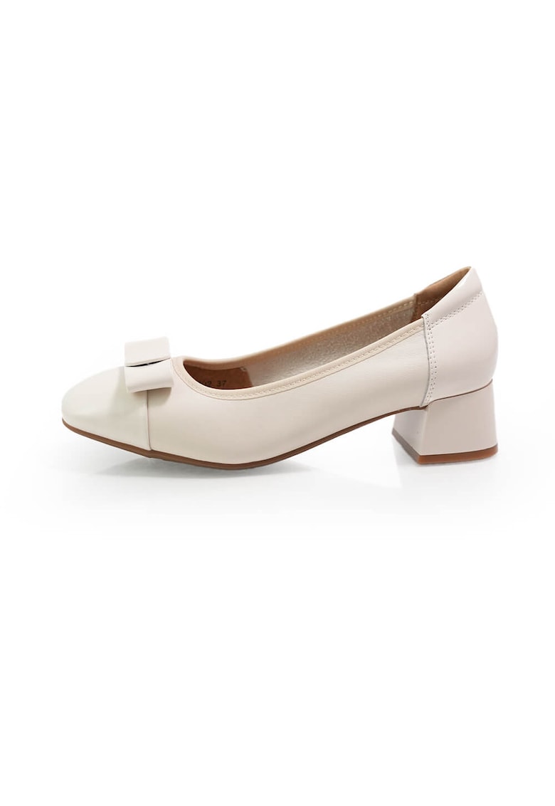 Pantofi Comfort 5002 din piele naturala - Bej