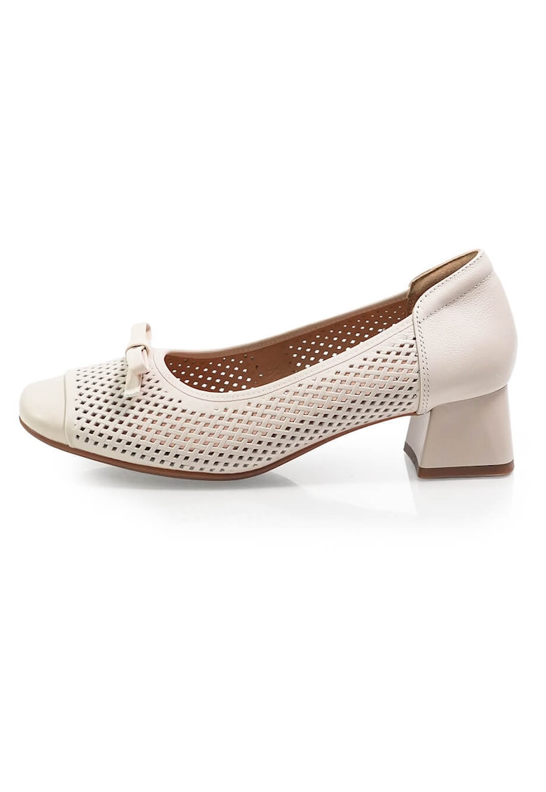 Pantofi Comfort 3003 din piele naturala - Bej