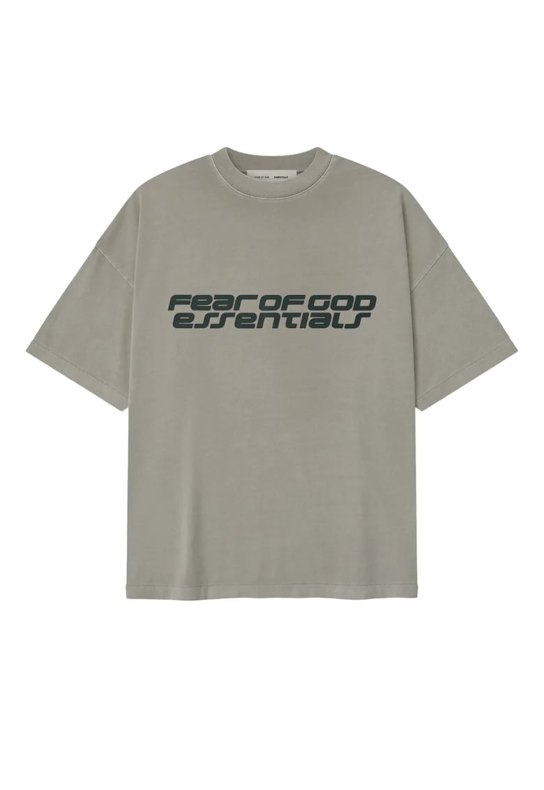 Essentials 90s Tee in Smoke Grey - Gri