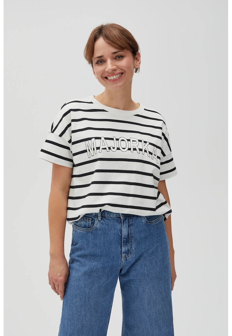 L-BL-4601 BLUZA - Alb
