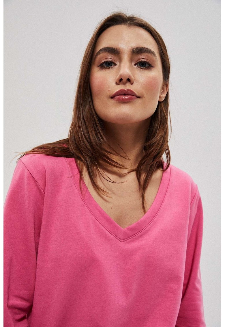 L-BL-3702 BLUZA - Roz