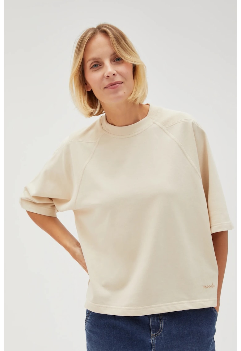 L-BL-4615 BLUZA - Bej