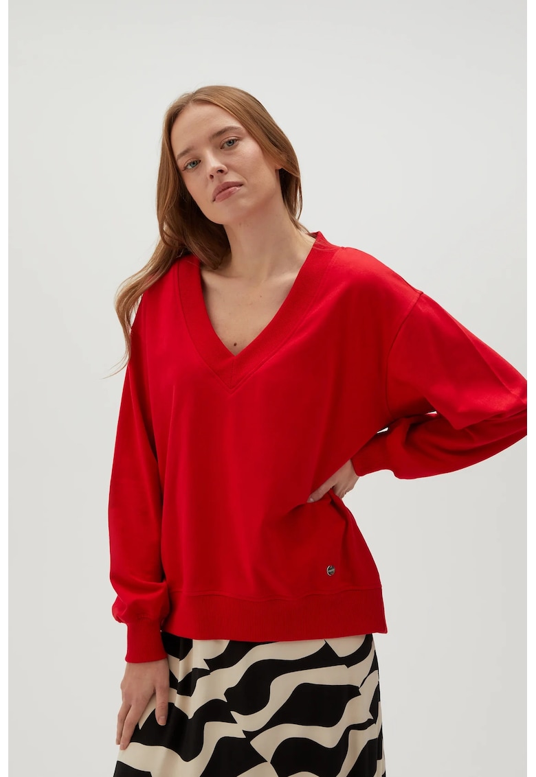 L-BL-4608 BLUZA - Rosu