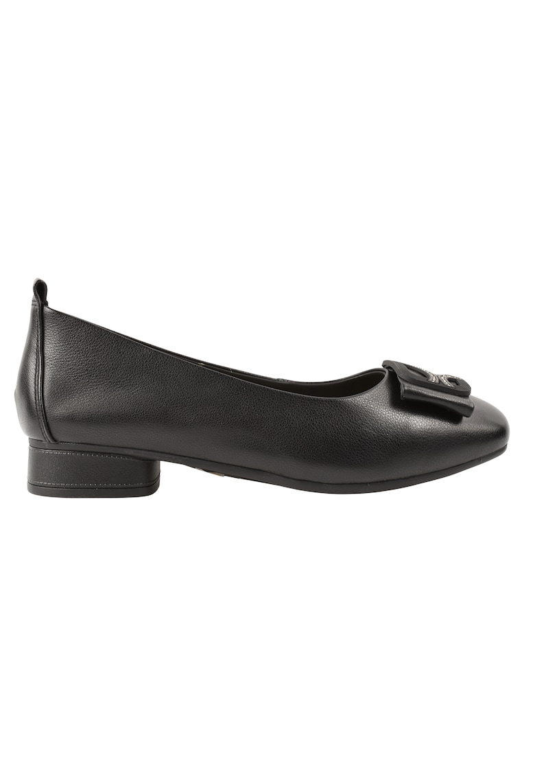 Balerini 510-2 negru - piele naturala - cu toc - Negru