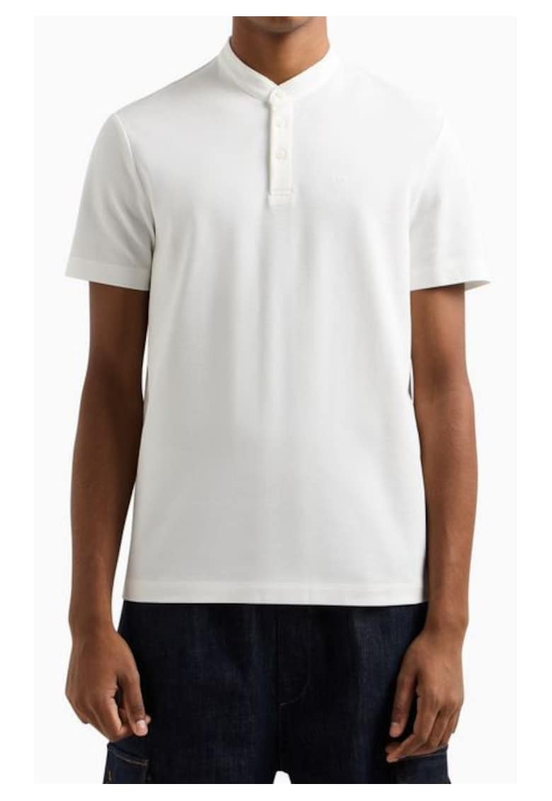 Tricou polo cu guler tunica -