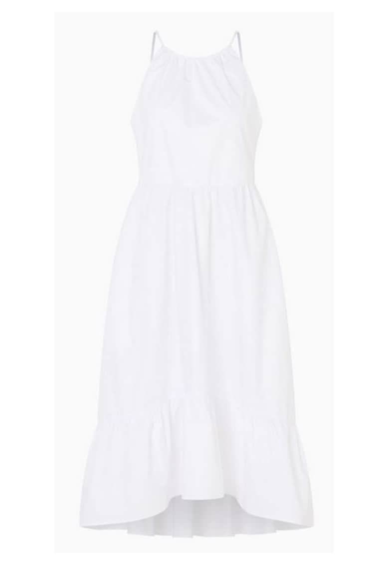 Rochie valoroasa cu croiala lejer din bumbac