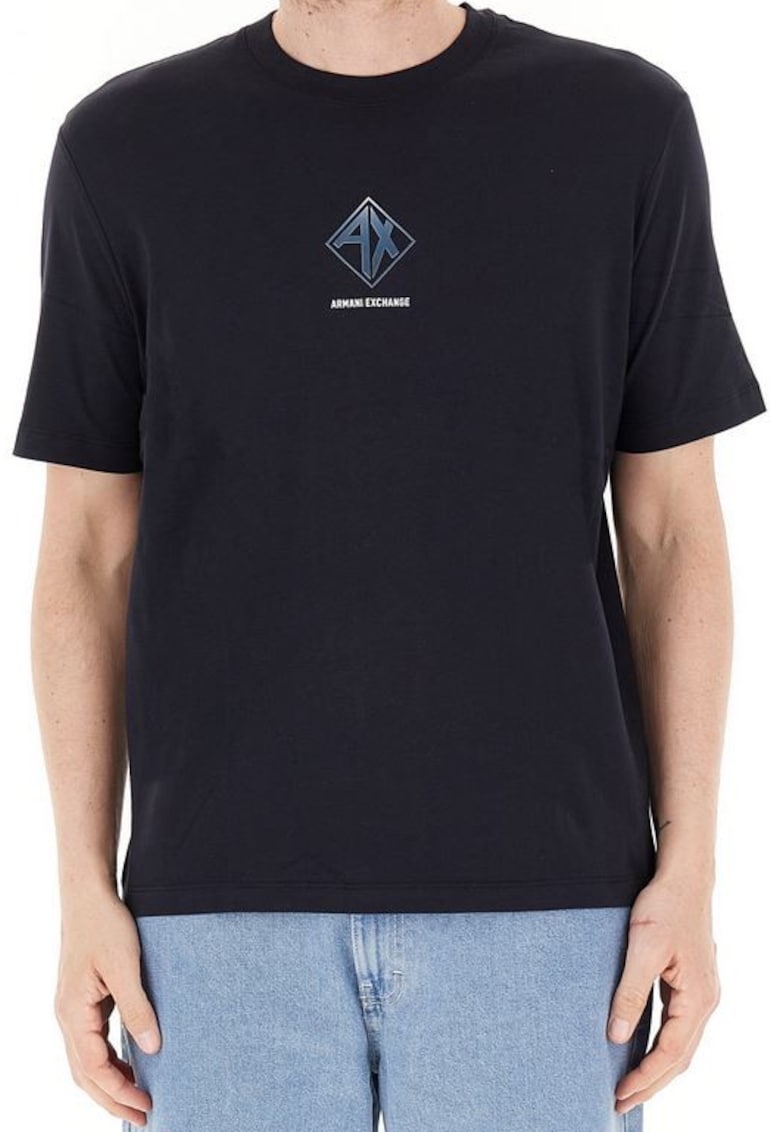 Tricou din bumbac cu logo -