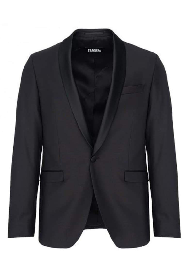 Sacou slim fit din amestec de lana