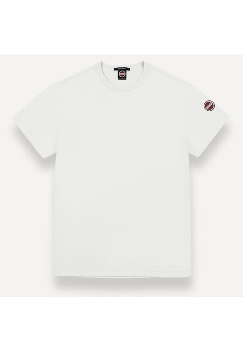 Tricou regular fit din bumbac cu decolteu la baza gatului