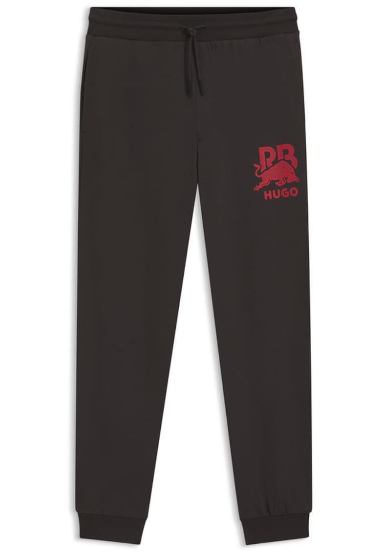 Pantaloni de trening cu model grafic lateral