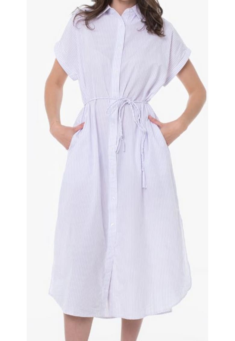 Rochie tip camasa din bumbac Linda
