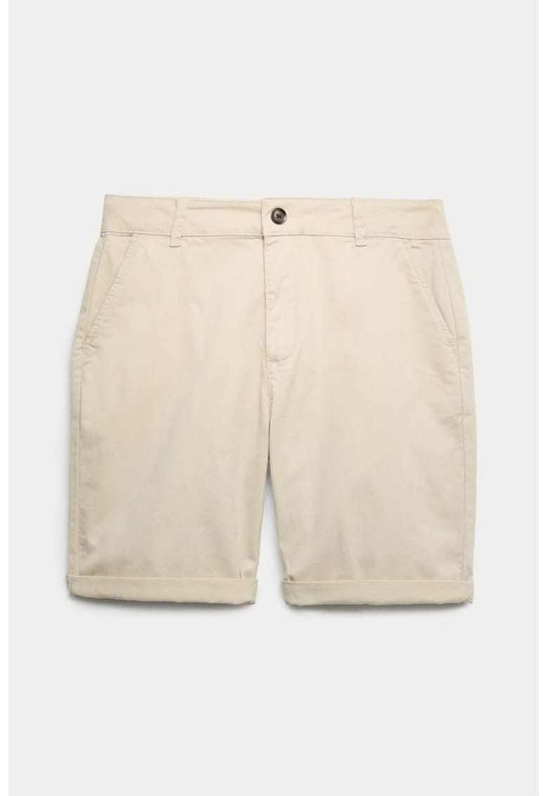 Pantaloni scurti regular-fit cu buzunare - Bej deschis