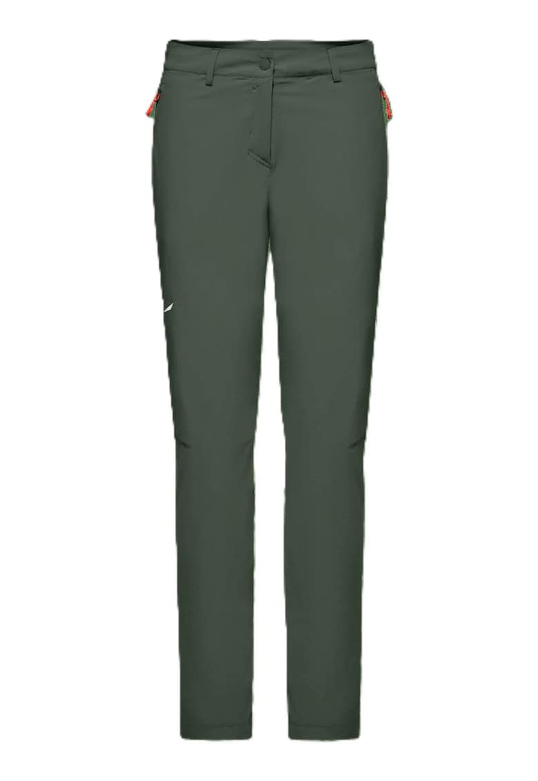 Pantaloni pentru dama PUEZ TALVENA DURASTRETCH - culoarea Verde inchis