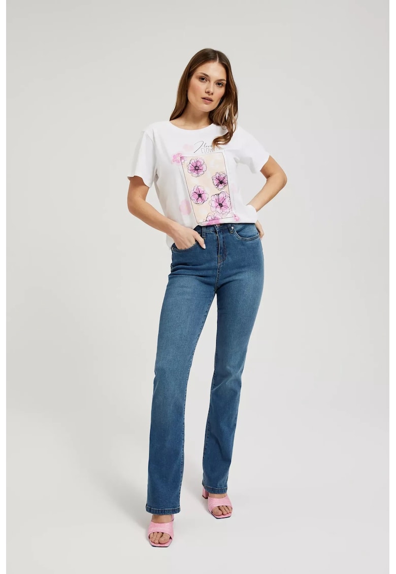 L-JE-4301 LADIES JEANS - Albastru