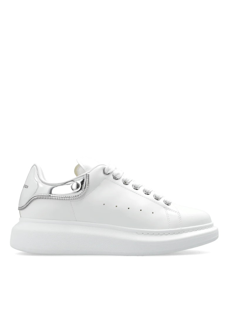 Sneakers femei - Alb Argintiu -