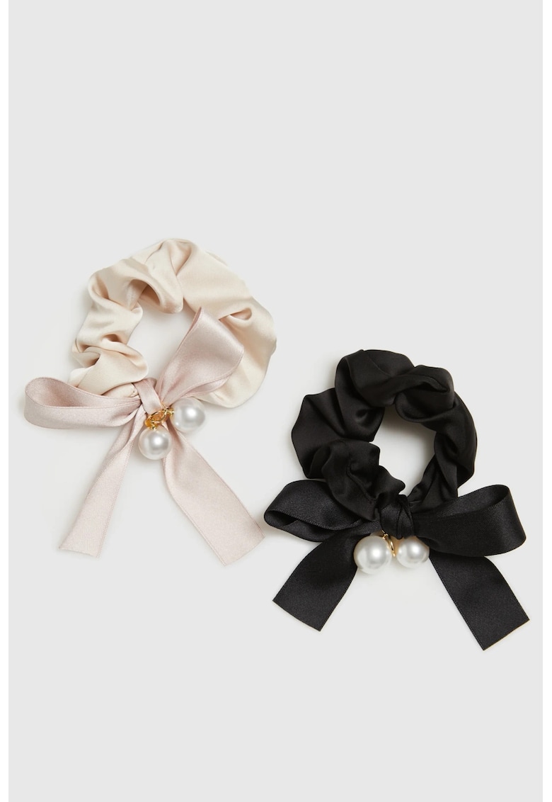 Accesorii pentru par - negru - 100% poliester - sezon Primavara-Vara 2025
