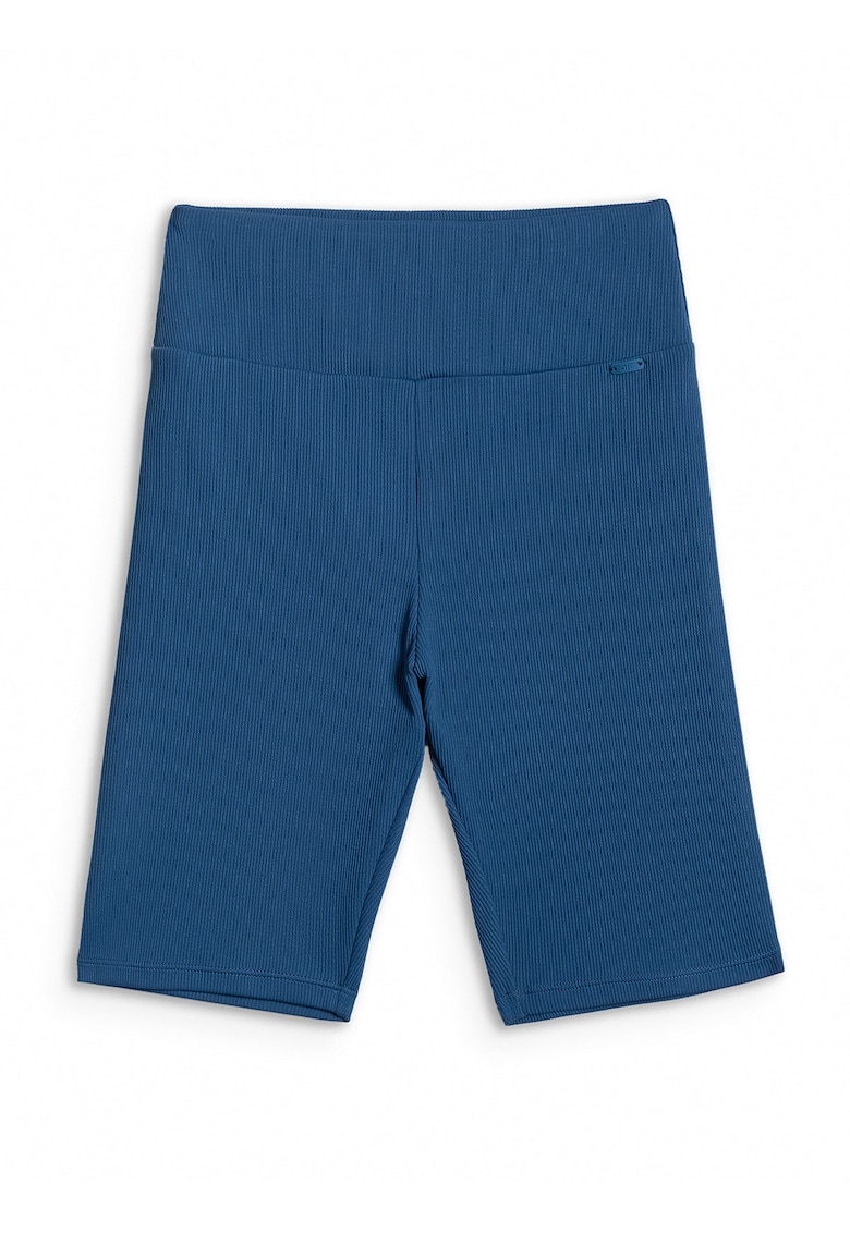 Pantaloni scurti ciclism slim - turcoaz - tricot reiat