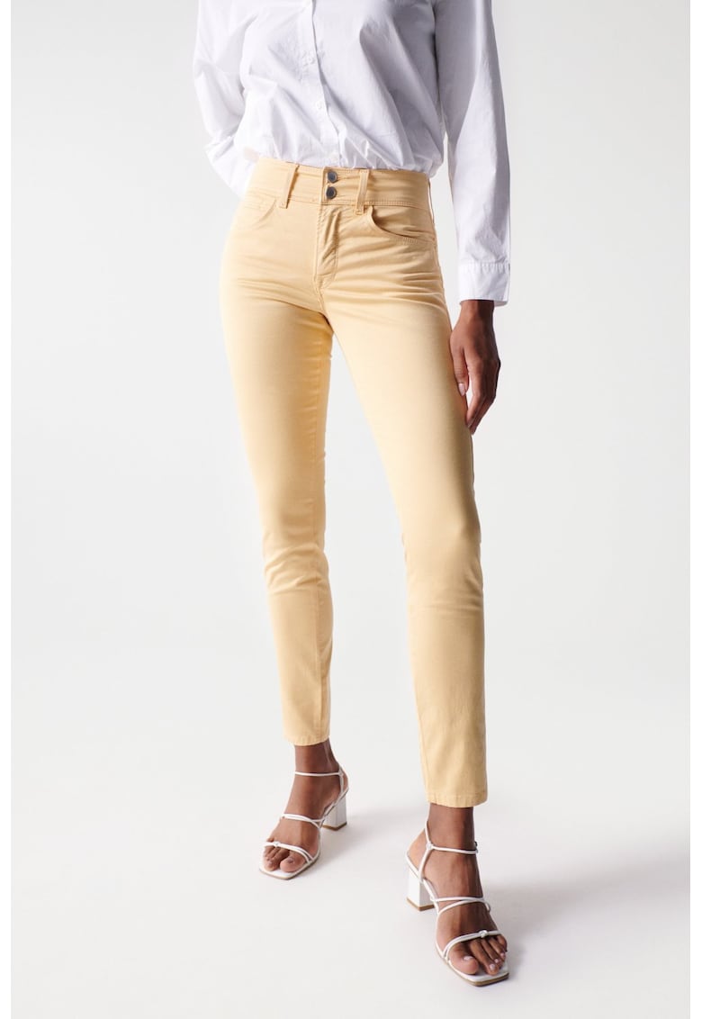 Blugi skinny - Galben - Galben pal