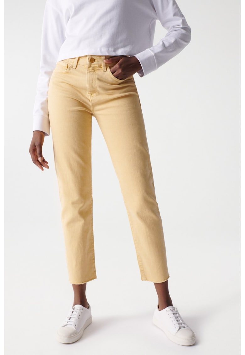 Blugi crop slim fit -