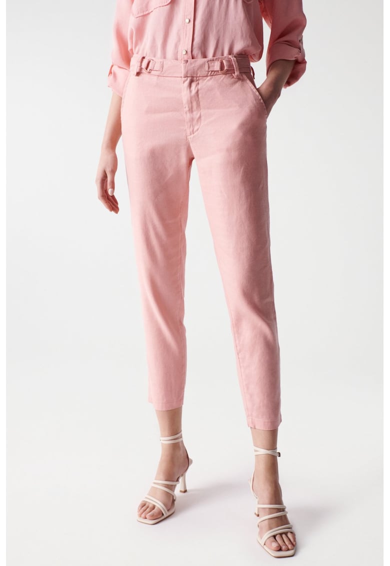 Pantaloni Chino din amestec de In -