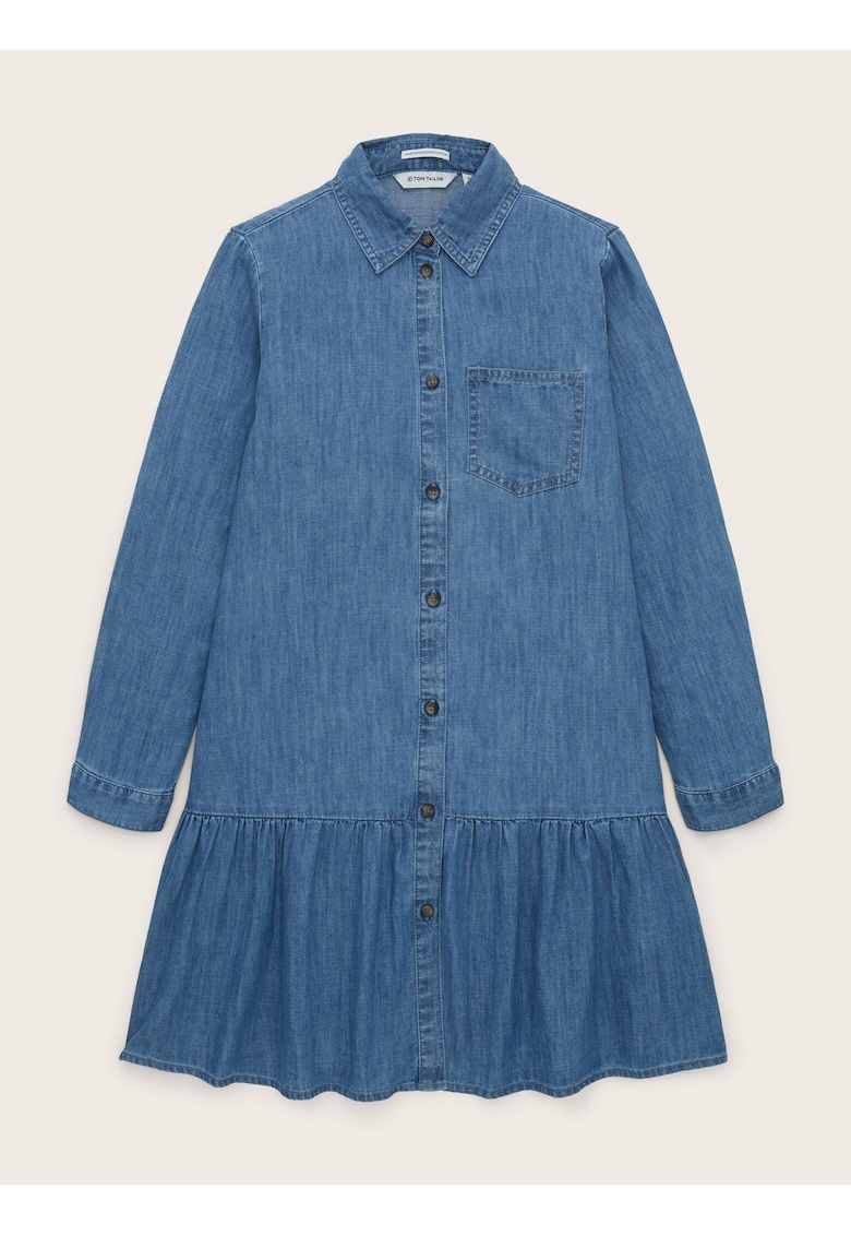 Rochie camasa din denim -