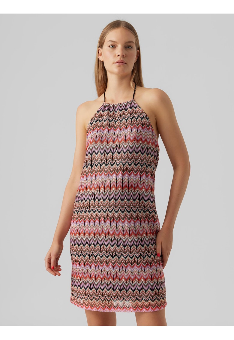 Rochie mini cu decolteu halter Dicte -
