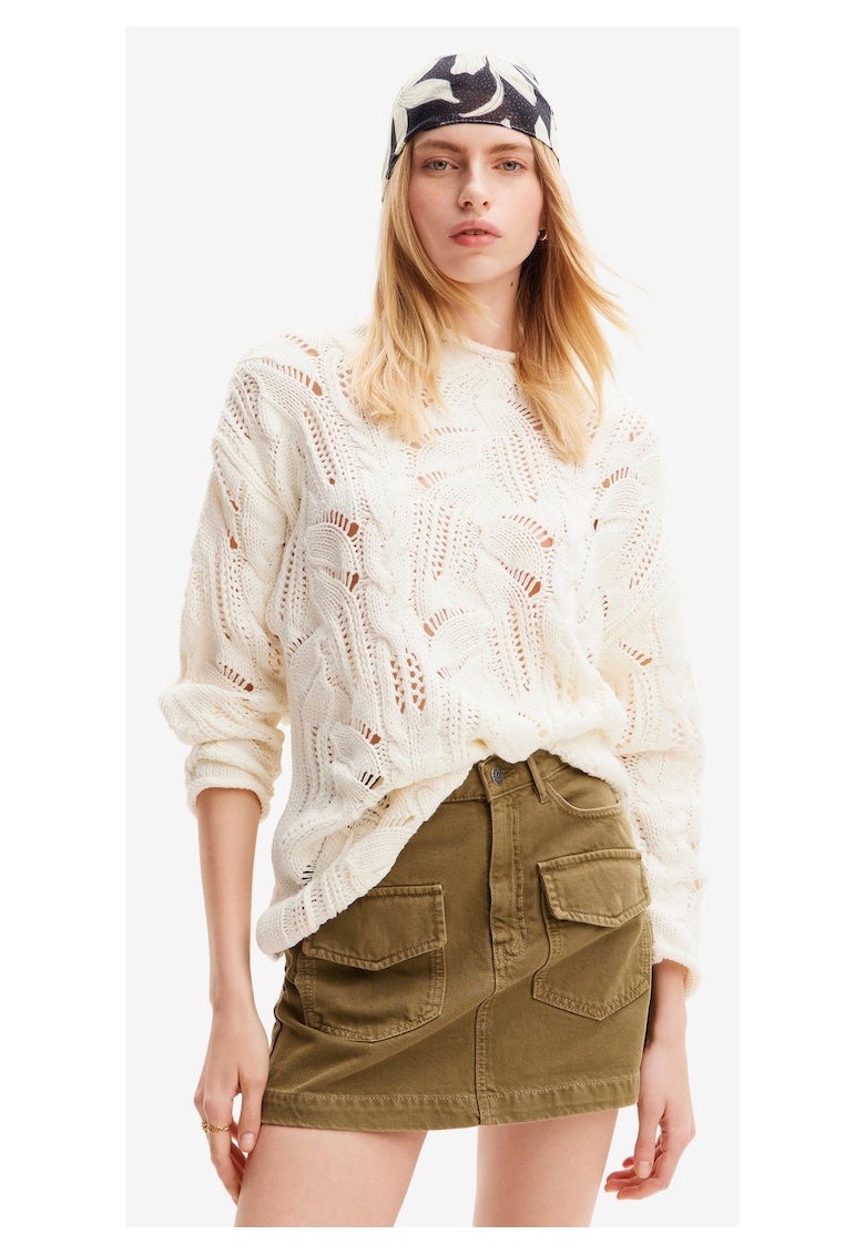 Pulover cu maneci cazute -