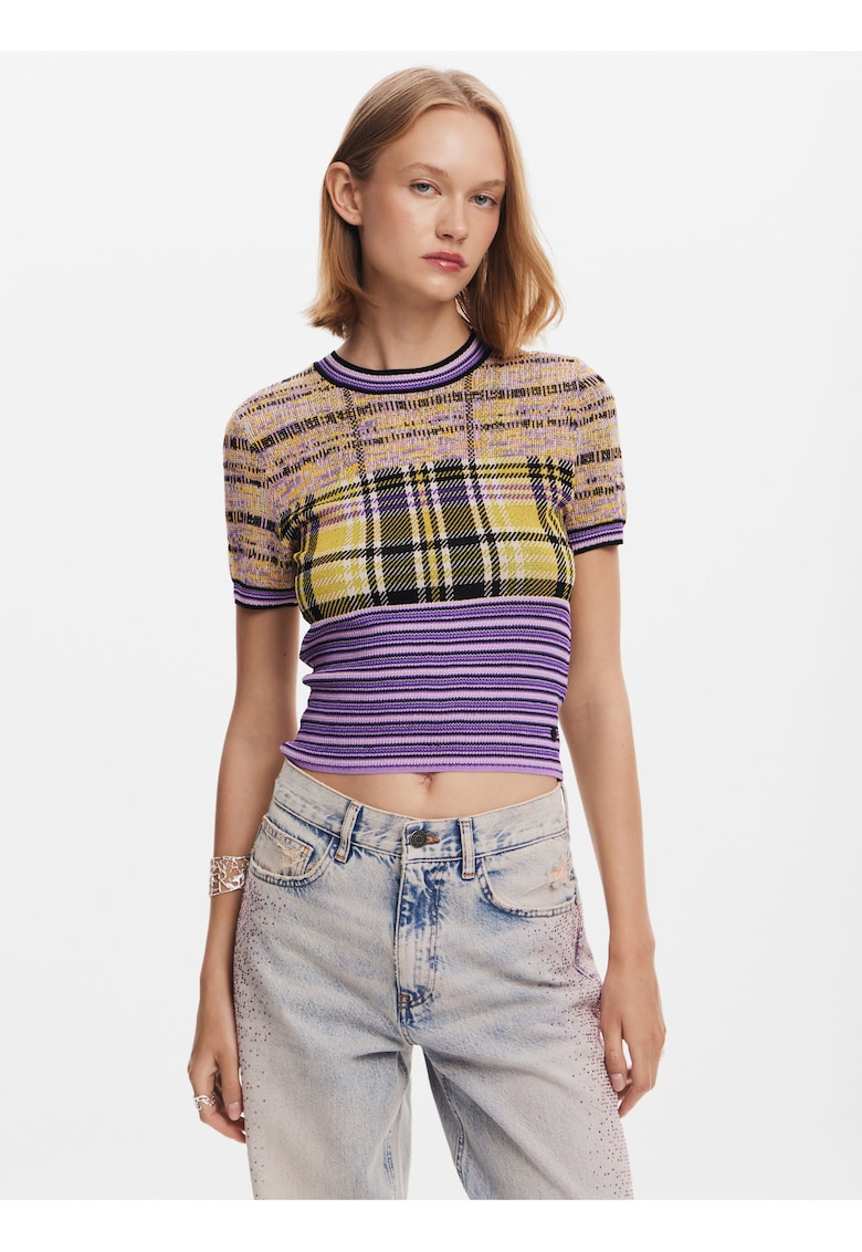 Cuadri tricou cu print