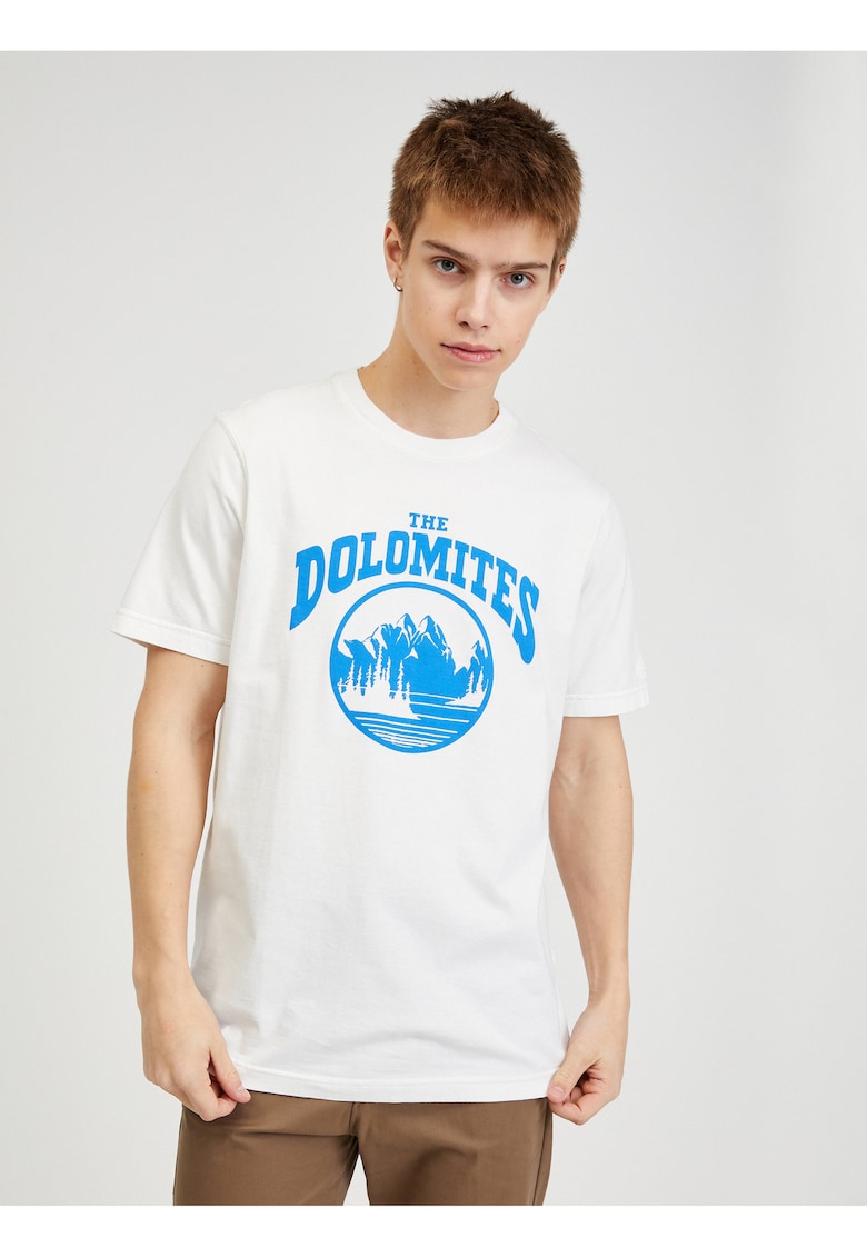 Tricou cu imprimeu in partea din fata