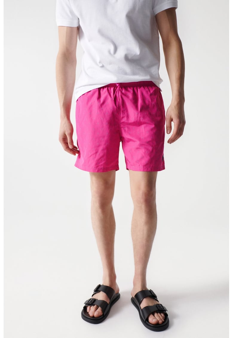 Pantaloni scurti de baie cu talie elastica
