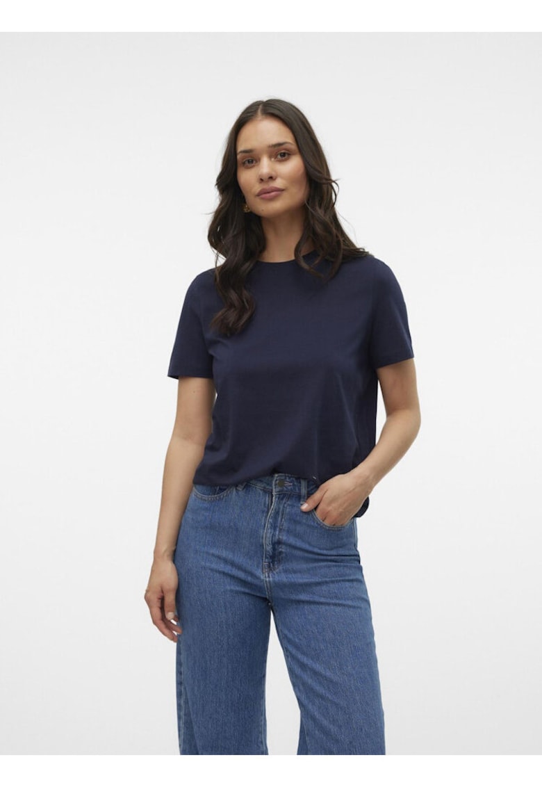 Tricou uni regular fit Paulina -