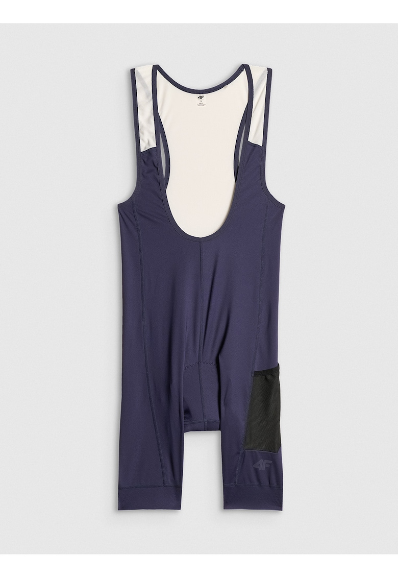 Pantaloni scurti de ciclism bleumarin - ventilare - confort - cu bretele