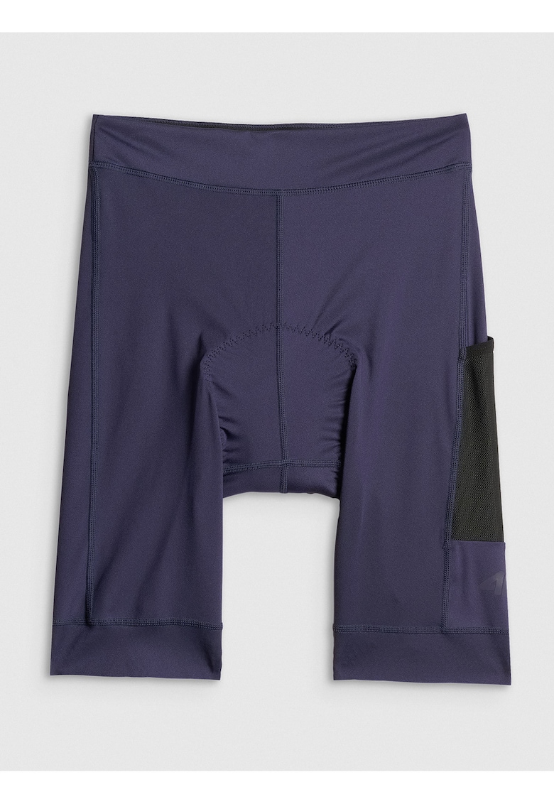 Pantaloni sport dama - ciclism - insertie de gel - bleumarin - material cu uscare rapida